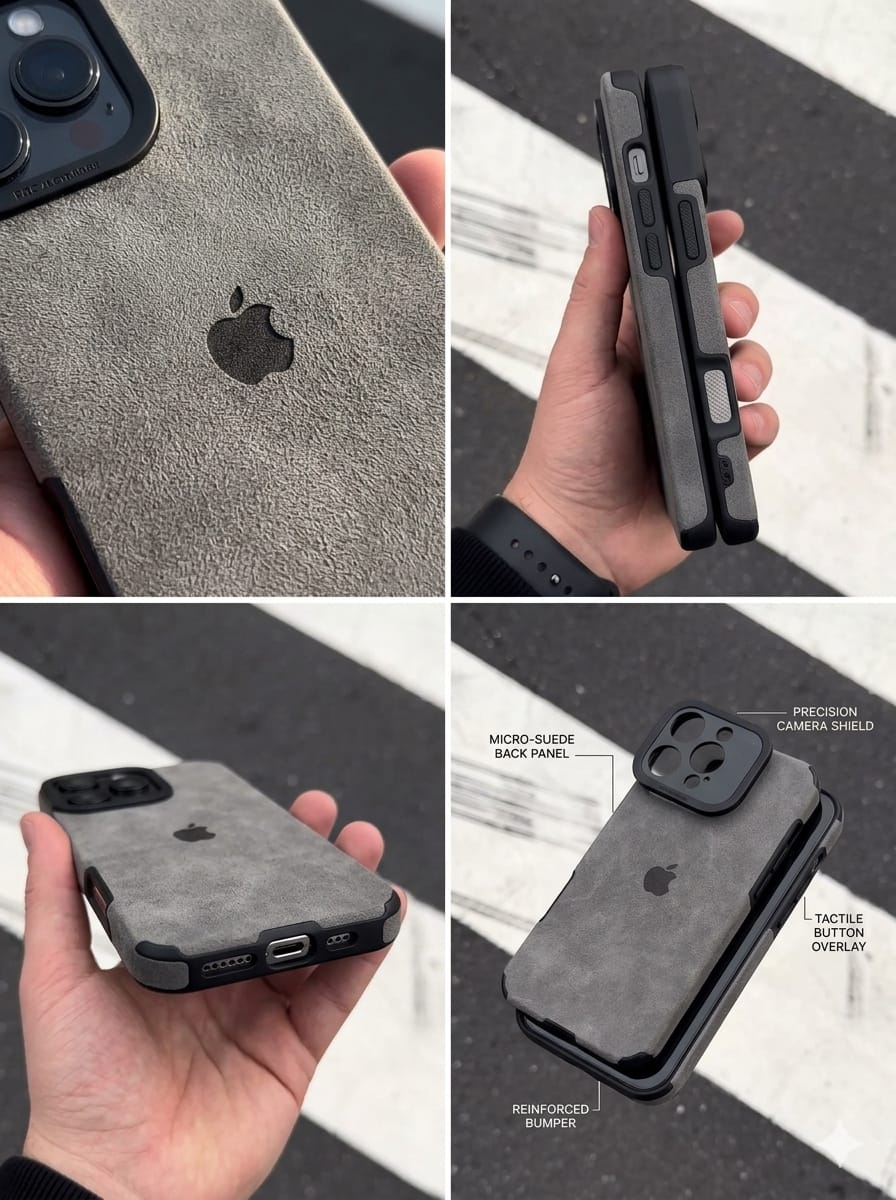 AeroSoft Matt Leather Case