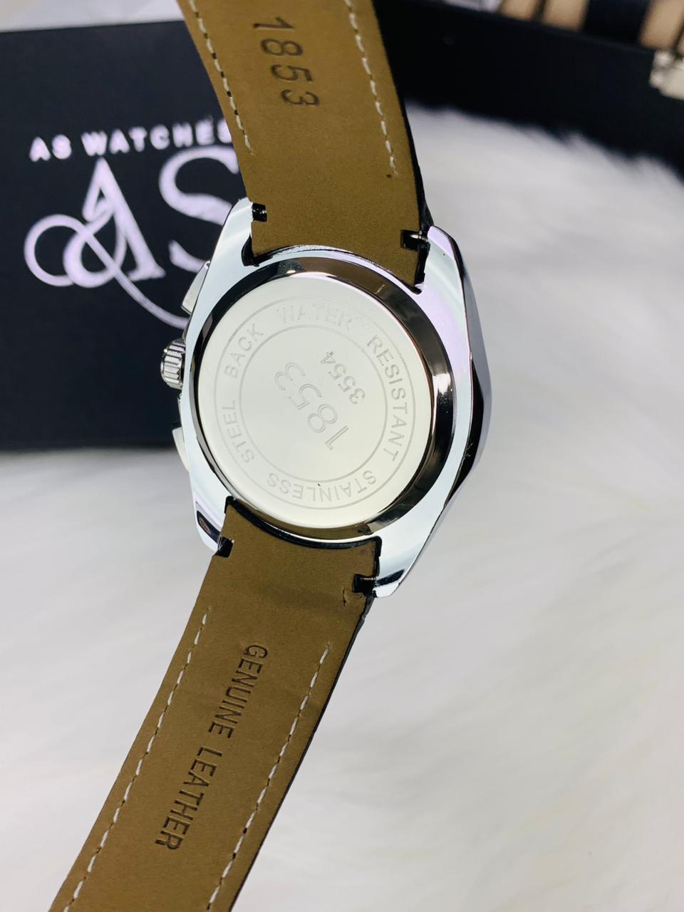AA+ Branded Chronograph Model (Black Silver)