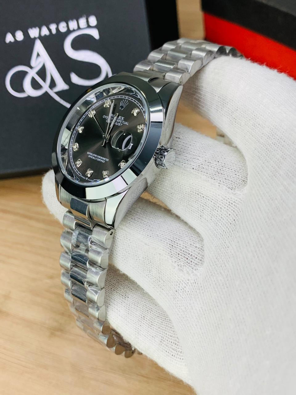 Stone Silver Black