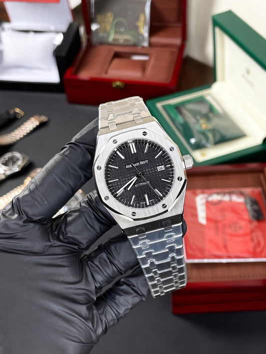 AP - Silver Black Textured - AAA Quality