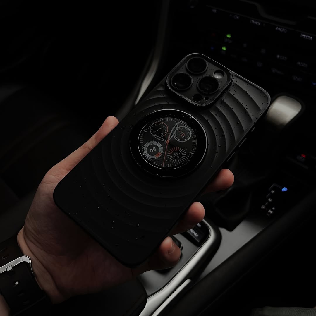 Clock Mag safe Matt PC Slim Case
