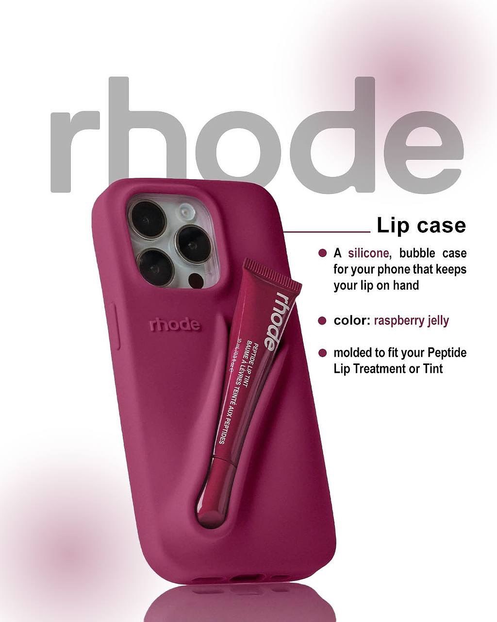 Rhode Case With Peptide Lip Tint