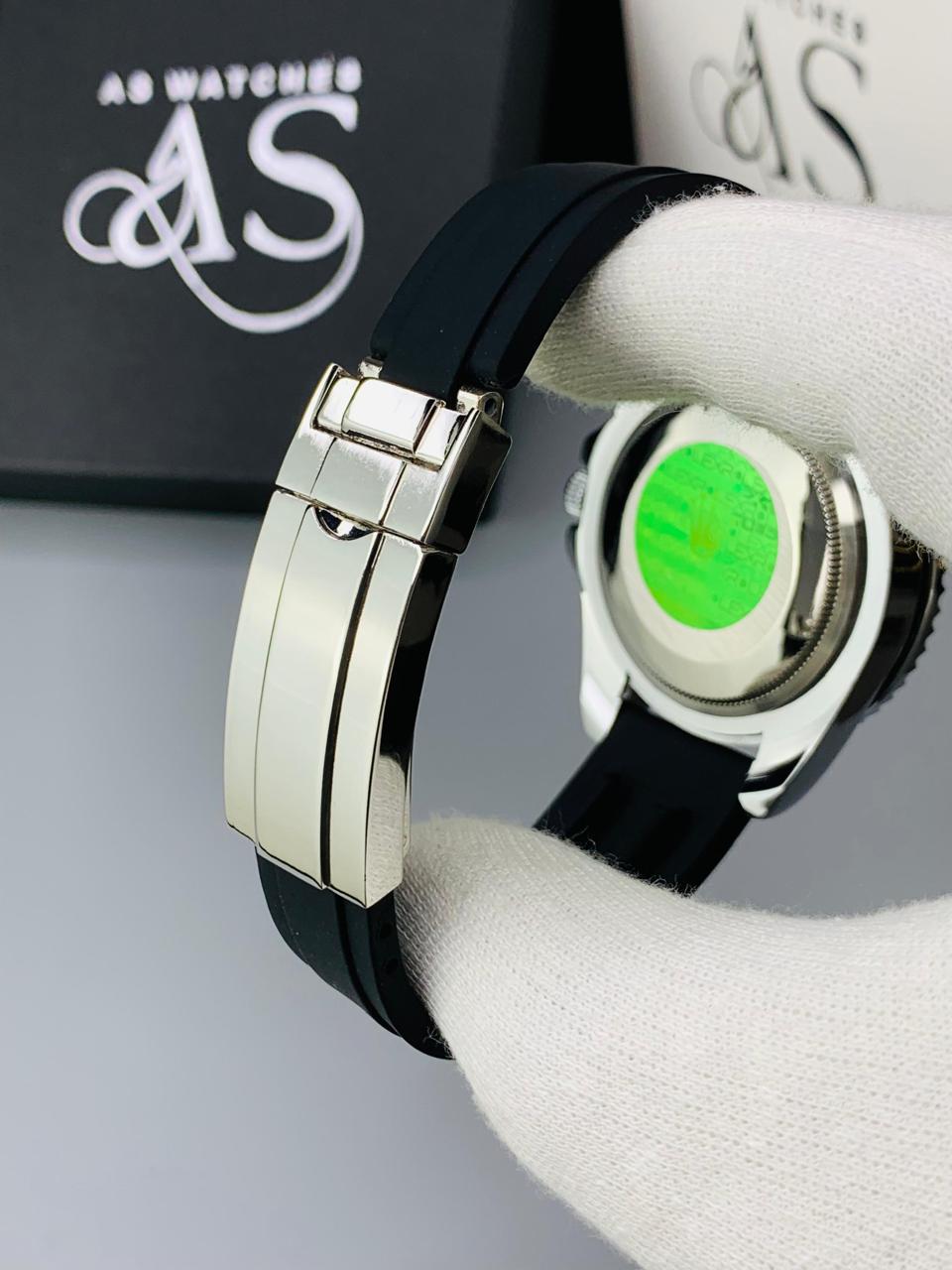 RLX Ym Straps Watch (Silver  Black)