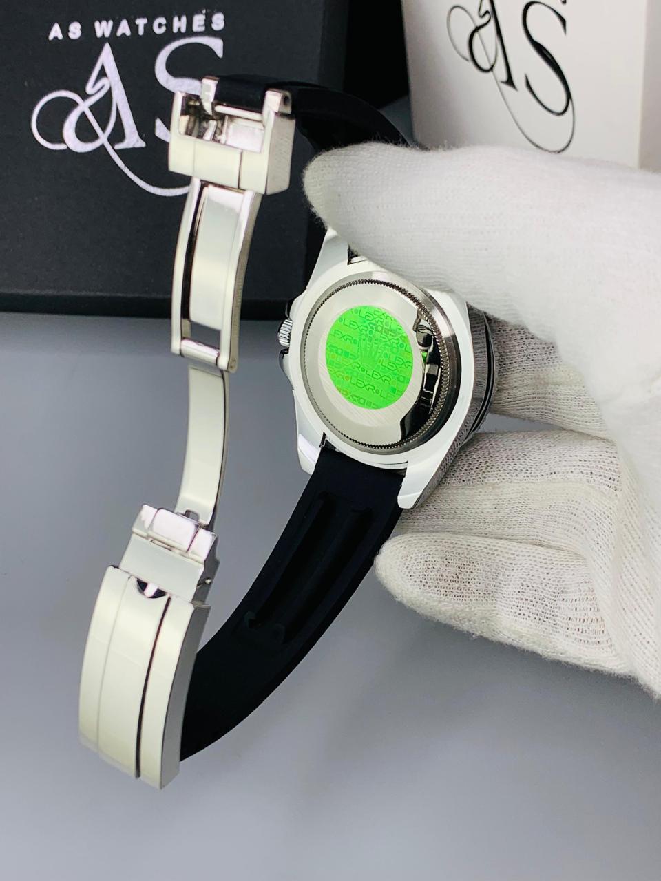 RLX Ym Straps Watch (Silver  Black)