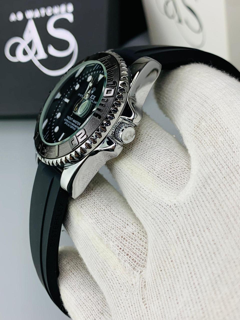 RLX Ym Straps Watch (Silver  Black)