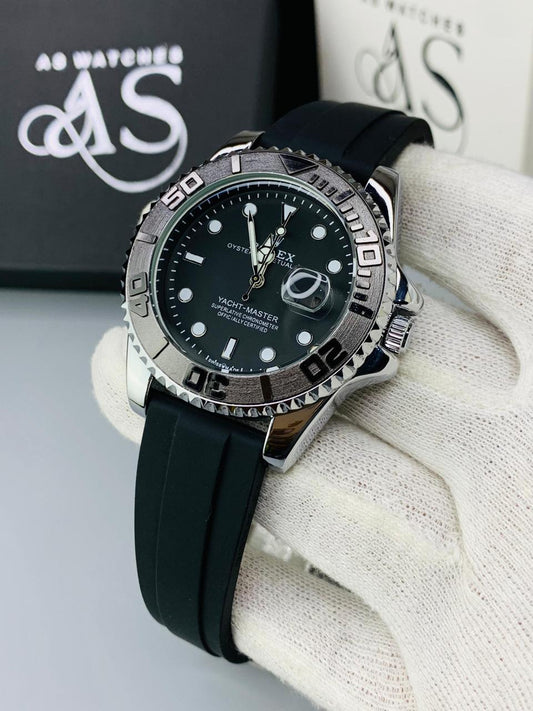RLX Ym Straps Watch (Silver  Black)